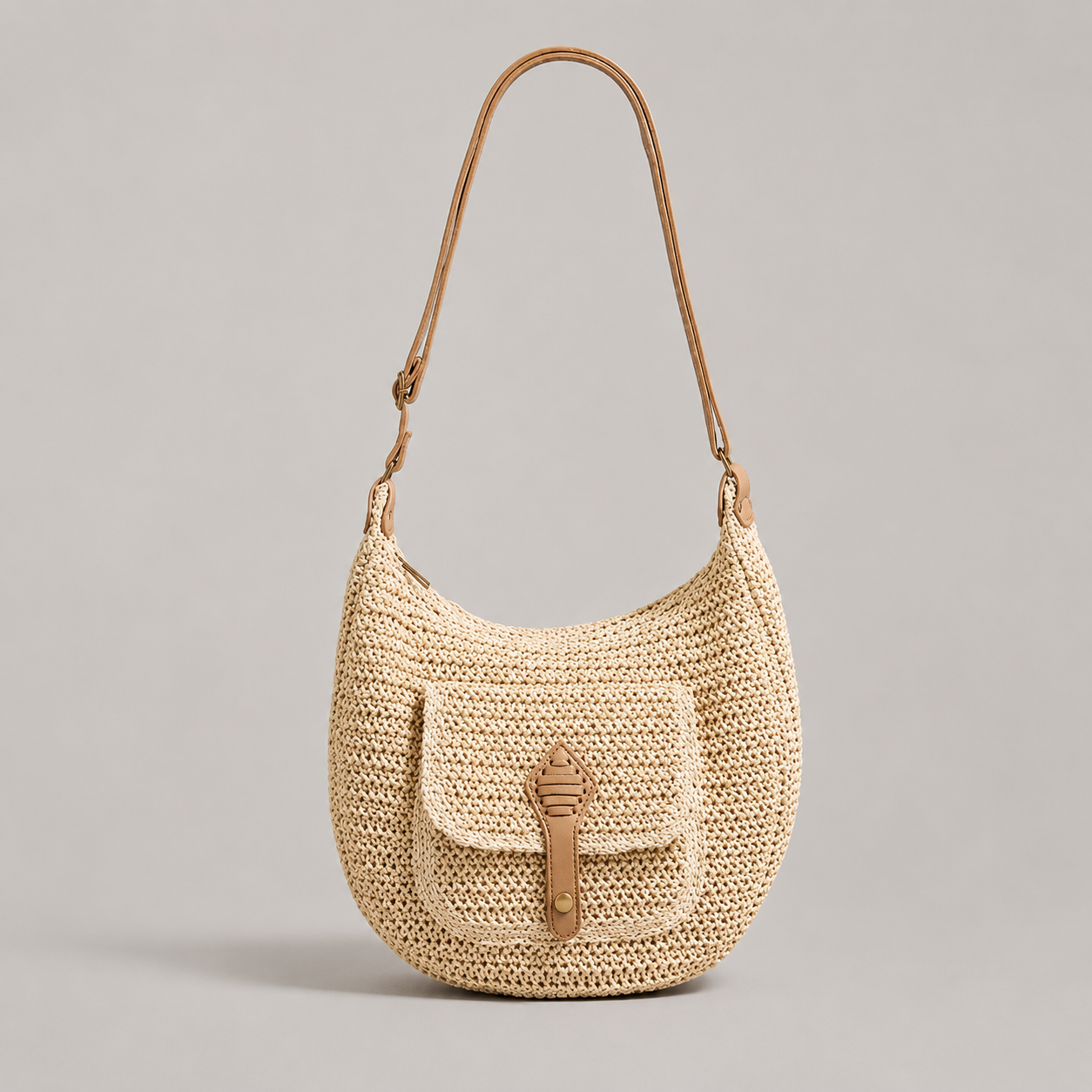 Woven Summer Tote Shoulder Bag