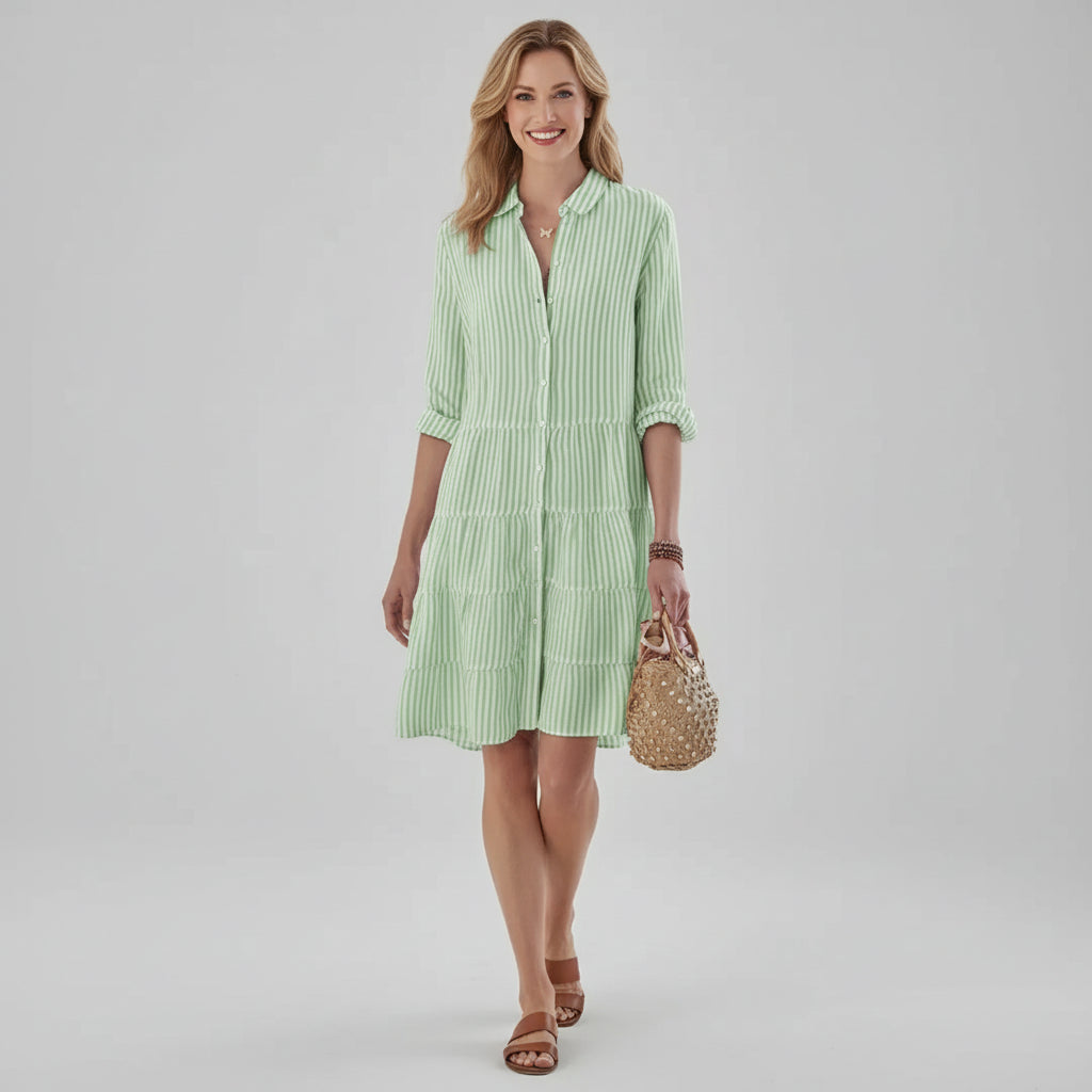 Camille women's summer dress styled for occasion