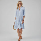 Camille A-line dress for women, front view