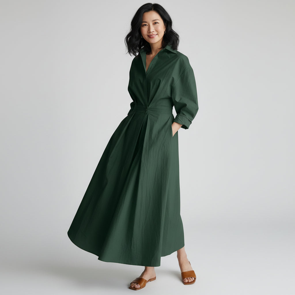 Elowyn - Women’s Elegant Longsleeve Maxi Dress
