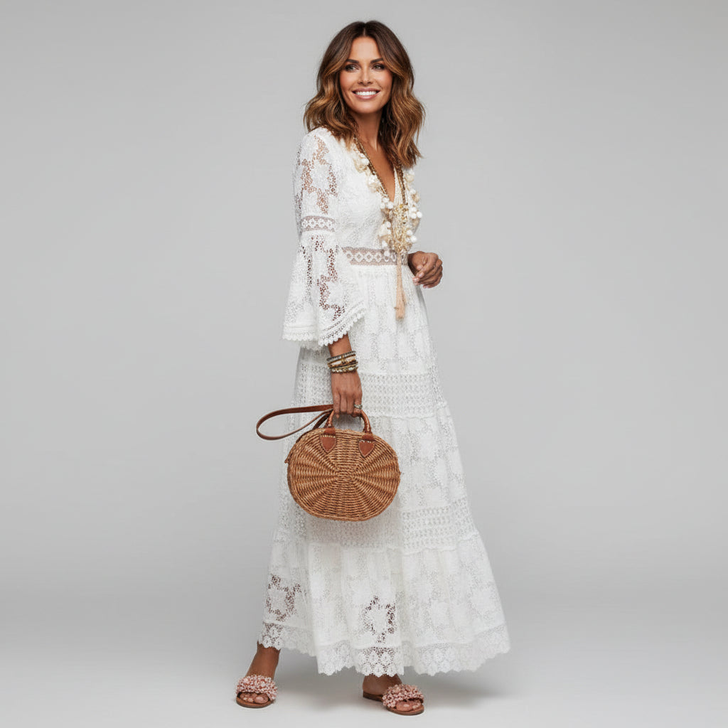 Elara - Women’s Chic Boho Maxi Dress