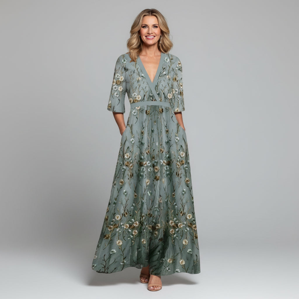 Alexa - Women’s Floral Maxi Dress