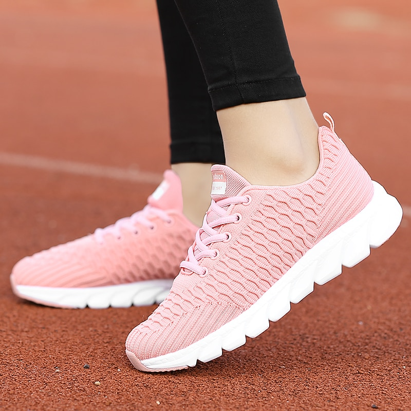 Comfort trainers top-down view clean design