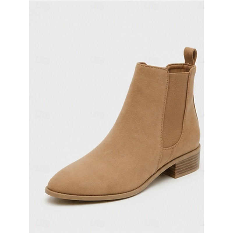 Khaki Ankle Boots