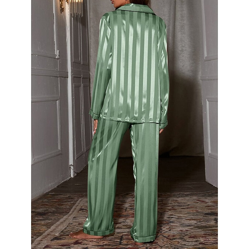 White elegant button-front Loungewear Set