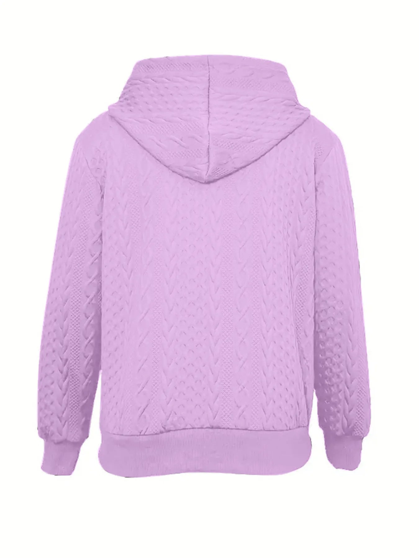 Orange Jacquard Hooded Jacket