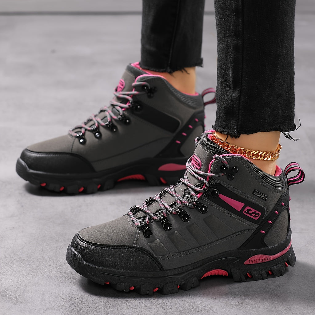 Dark Grey Hiking Boots