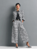 Grey chic tailored textured Co-Ord Set