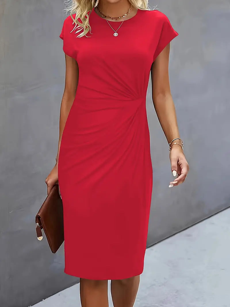 Women's figure-hugging bodycon dress minimalist design