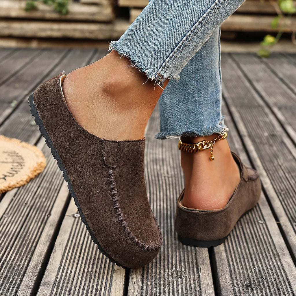 Brown Slip-On Loafers