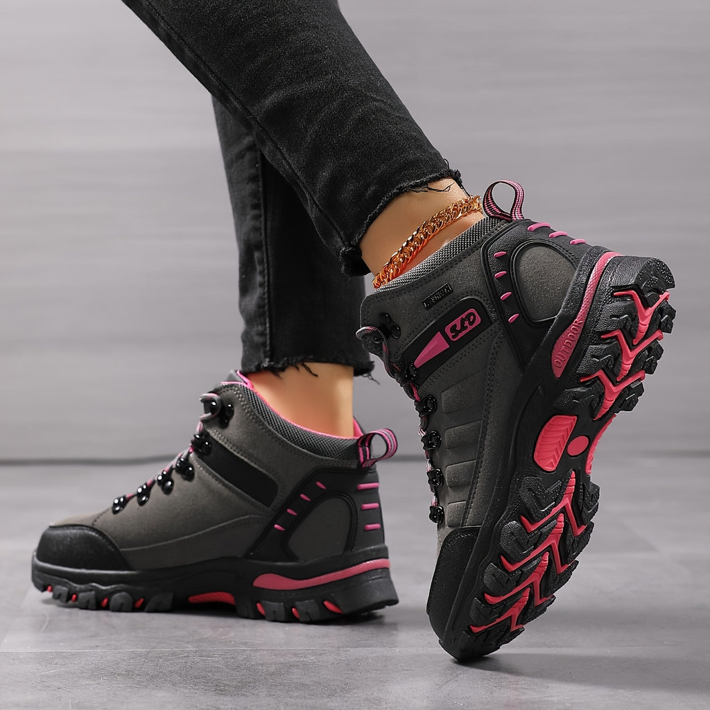 Dark Grey Hiking Boots