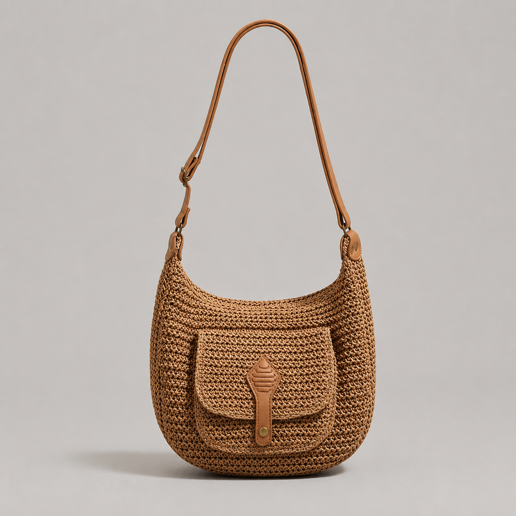 Woven Summer Tote Shoulder Bag