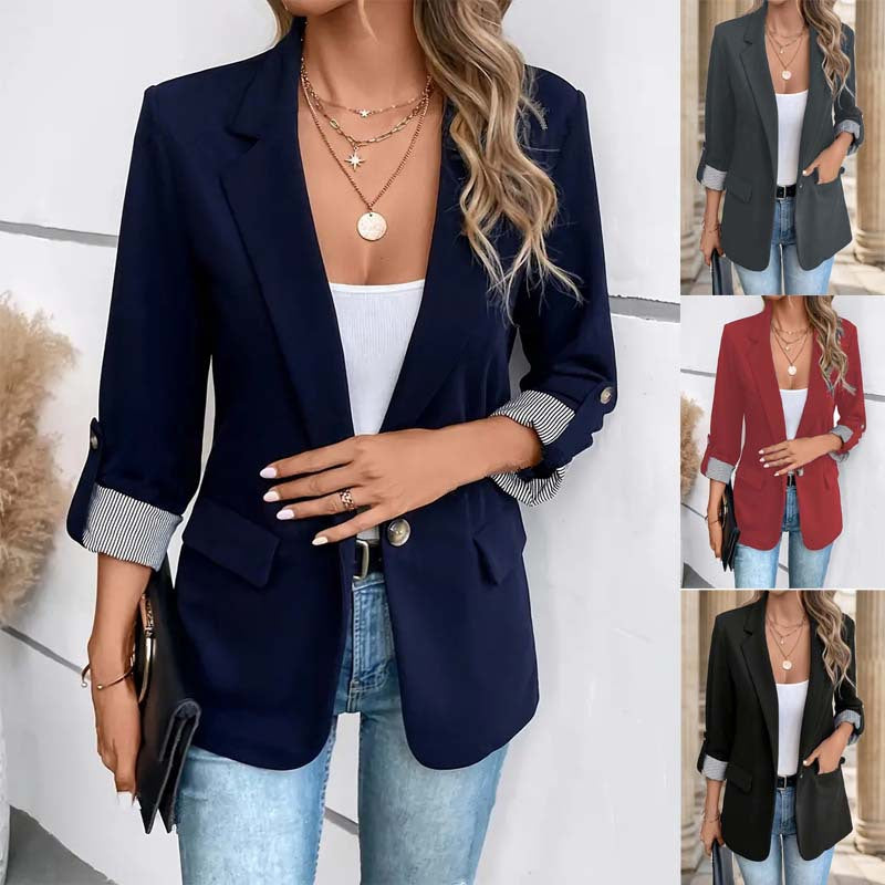 Hadley | Women's Open Front Notch Lapel Blazer Jacket