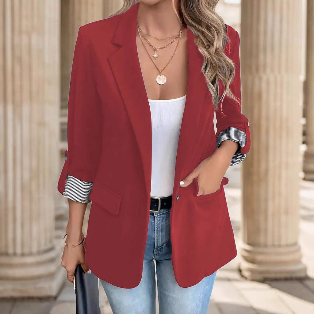 Hadley | Women's Open Front Notch Lapel Blazer Jacket