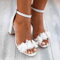 Women’s Block Heel Floral Sandals