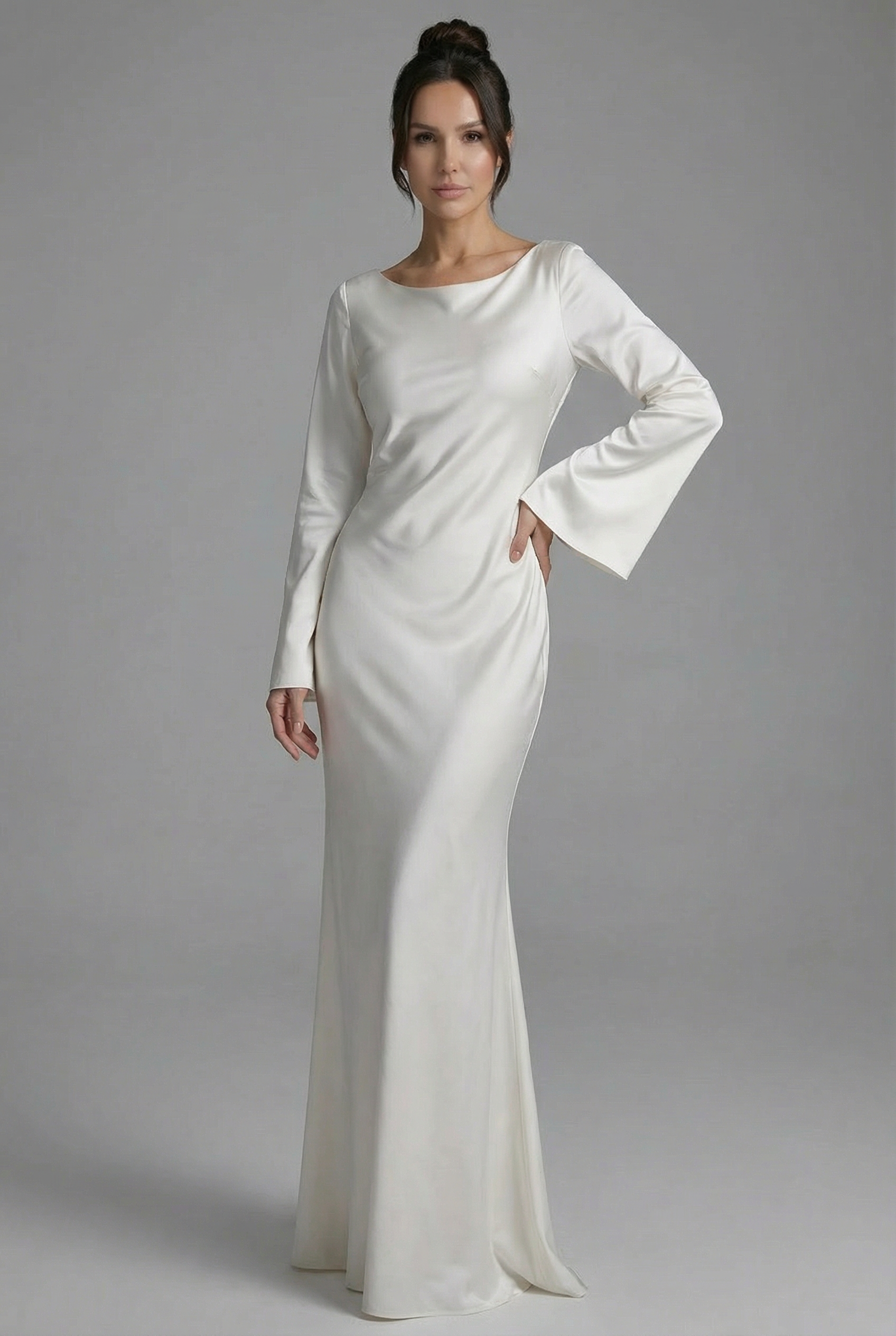 Women’s Elegant Long Sleeve Maxi Dress