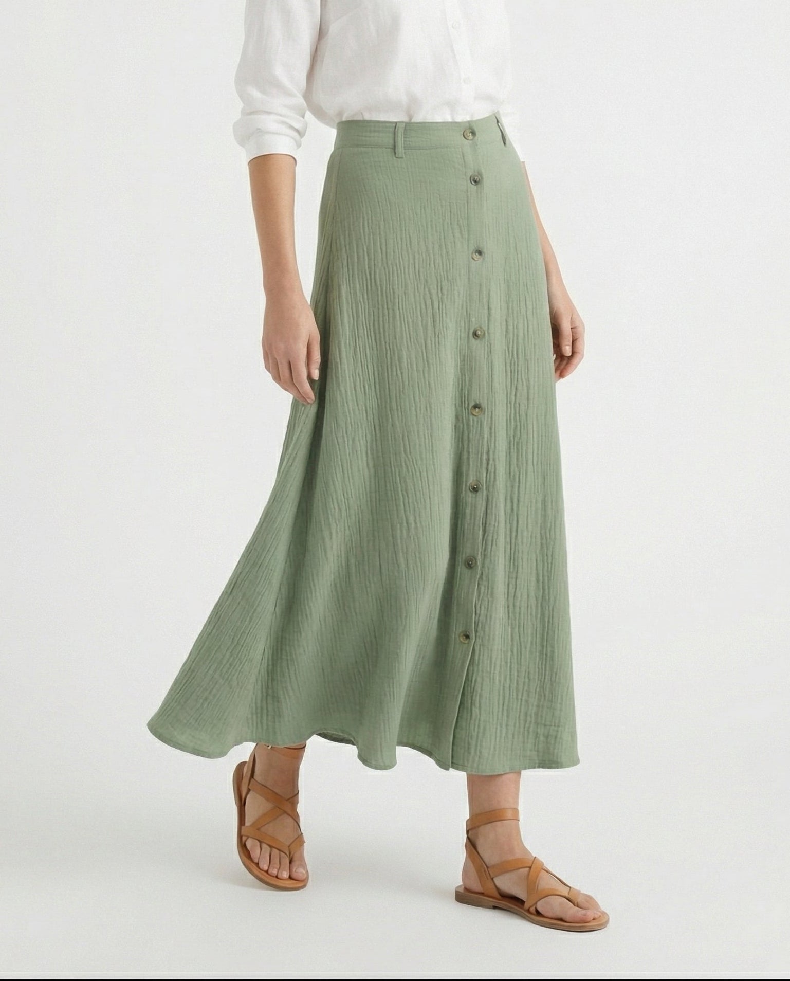 Kyra Flow A Line Summer Maxi Skirt