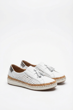 Women's casual vegan shoes, back view