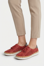 Women's vegan leather casual shoes, third colour option front view