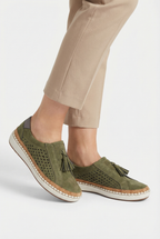 Women's breathable slip-on shoes, side view