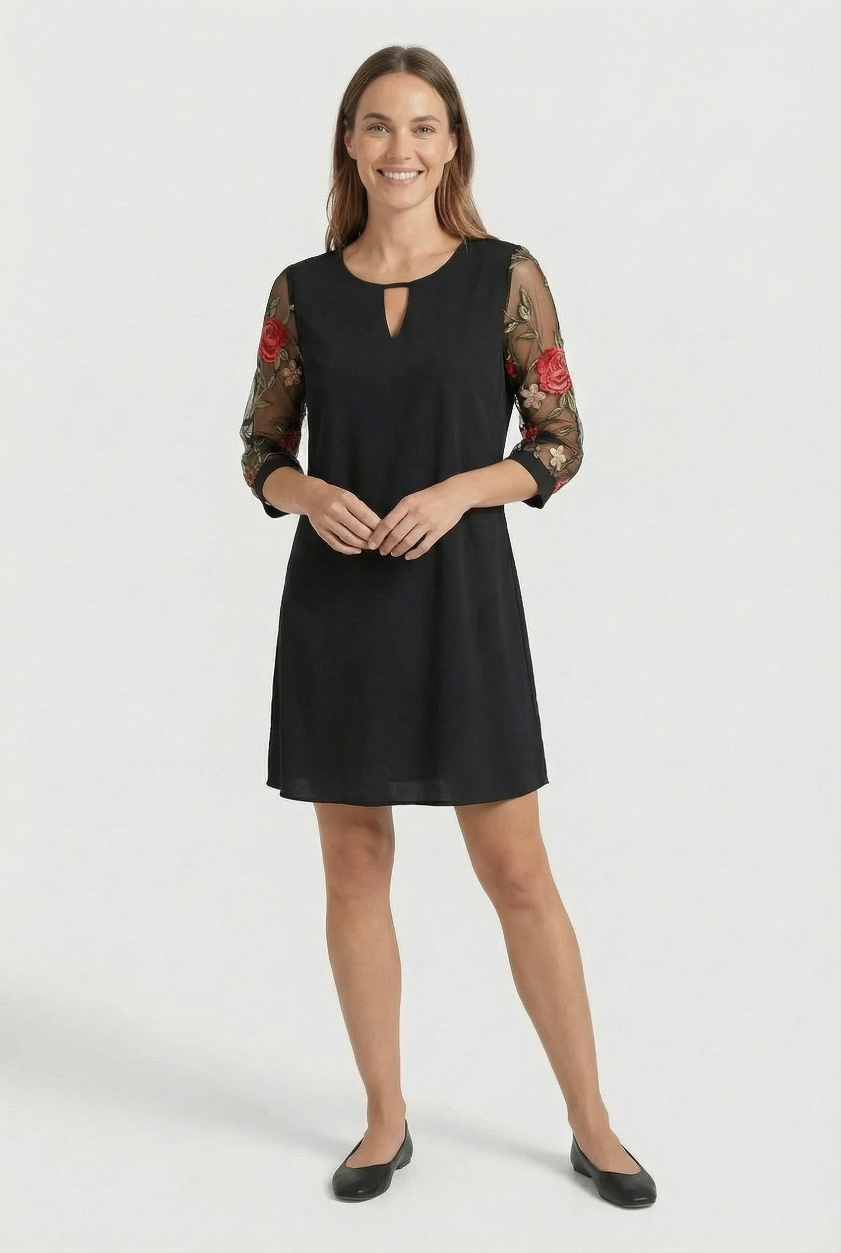 Women's Lightweight Elegant Mini Dress - Casual Summer Wear