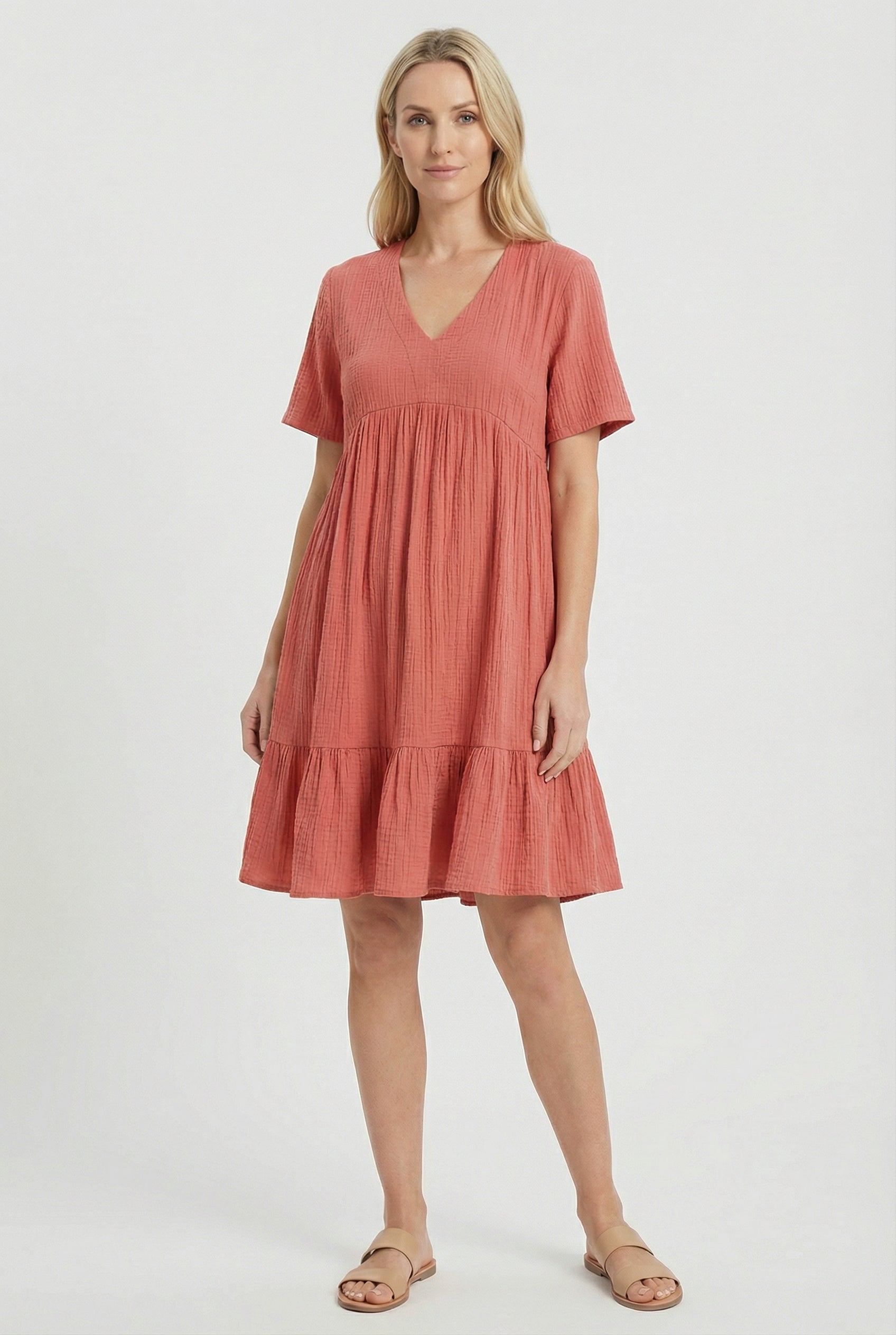 Women's Flattering Fit Summer Mini Dress