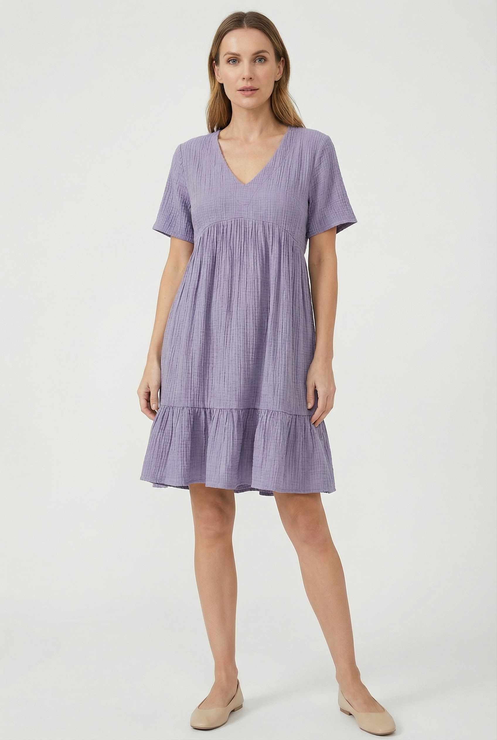 Women's Flattering Fit Summer Mini Dress