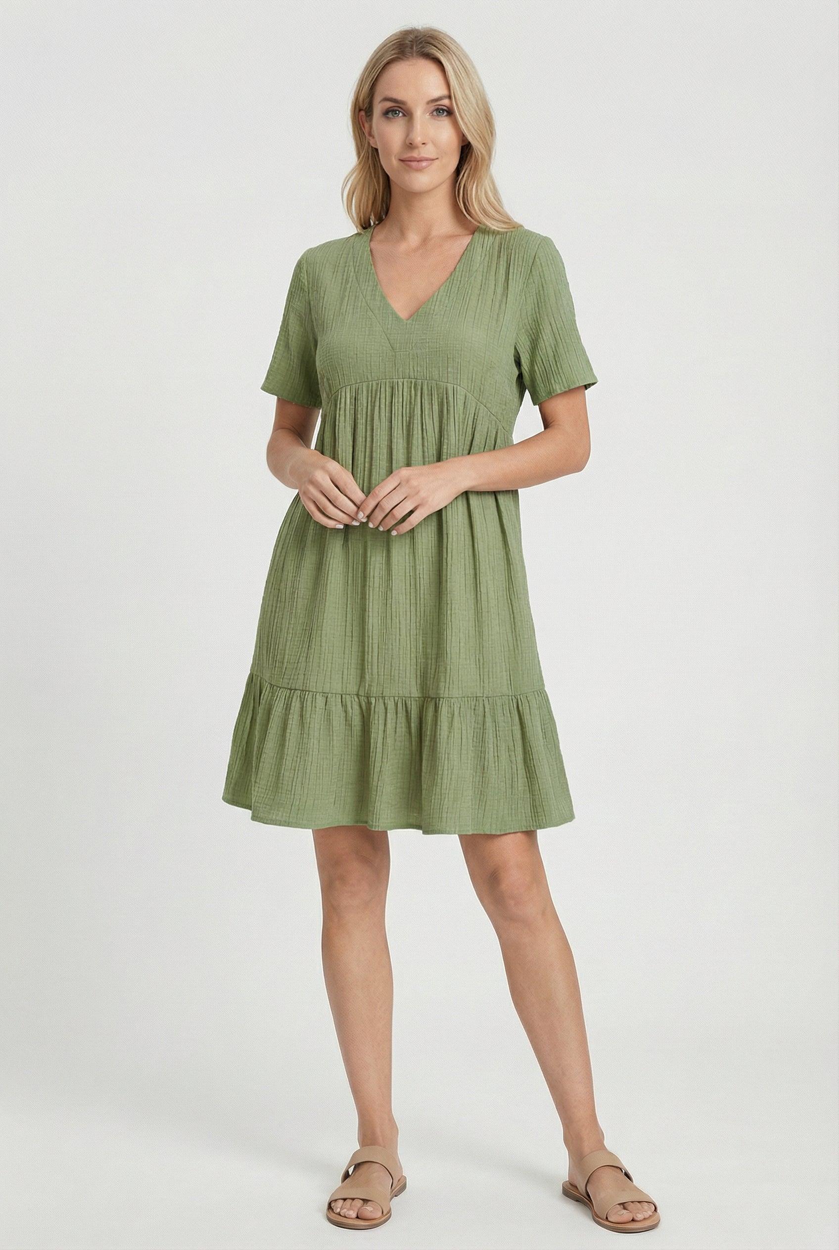 Women's Flattering Fit Summer Mini Dress
