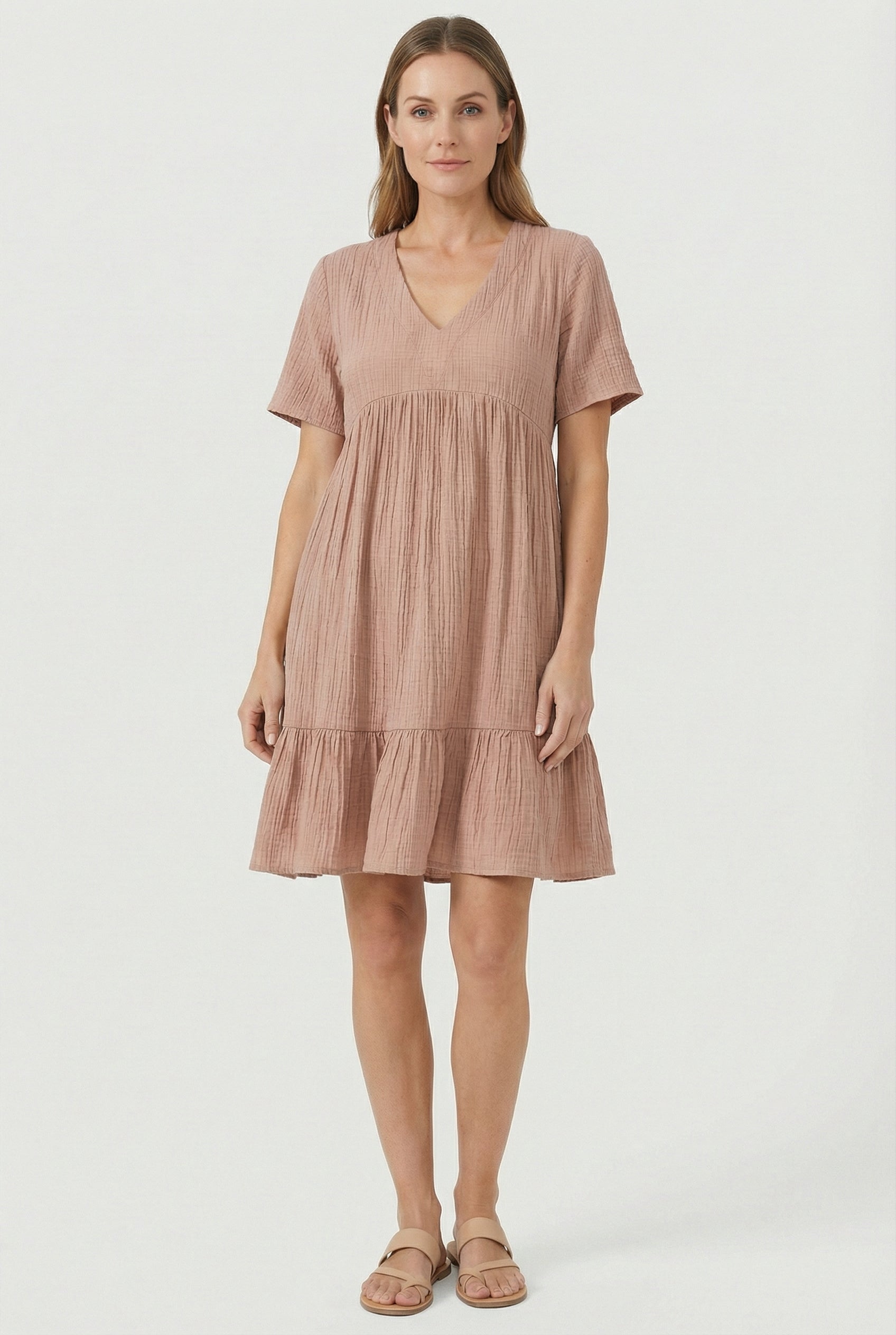 Women's Flattering Fit Summer Mini Dress