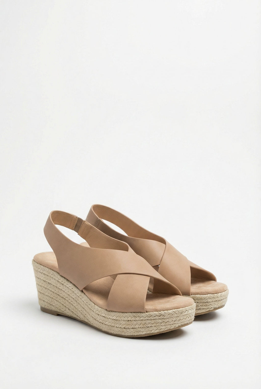 Women's vegan leather sandals, close-up of adjustable strap