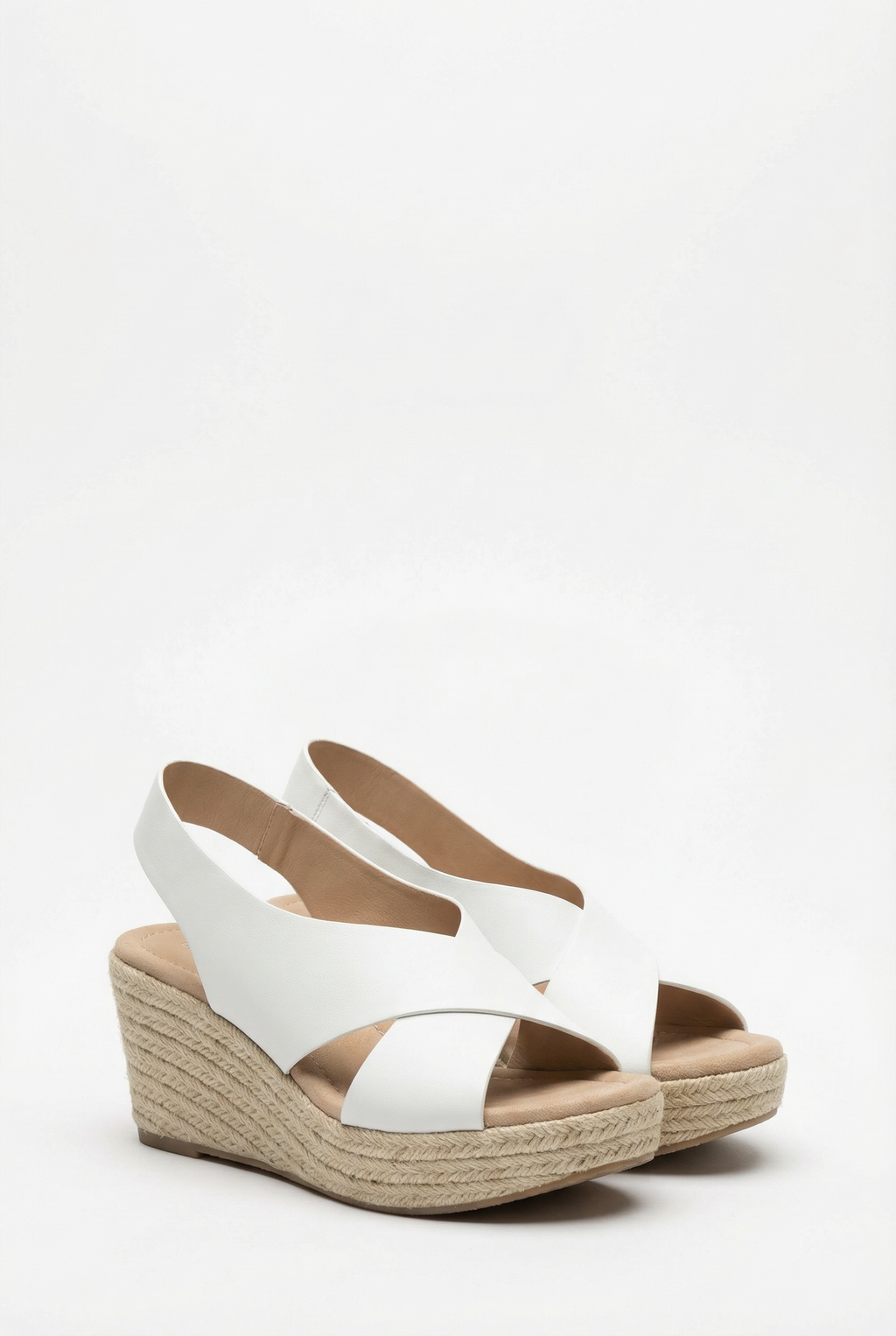 Women's casual vegan sandals in alternate colour, front view