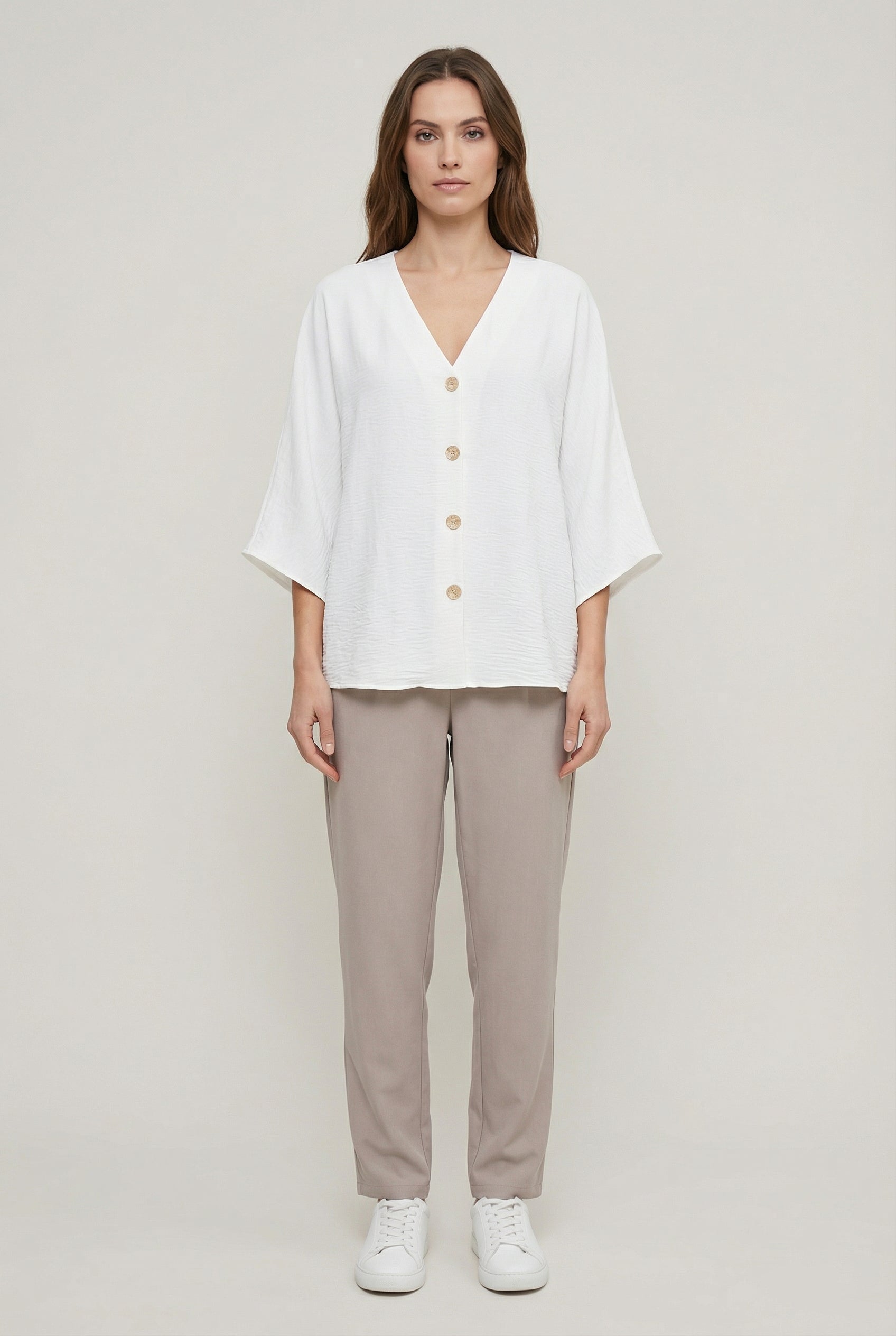 Women's  Soft Fabric Loose Fit Casual Blouse