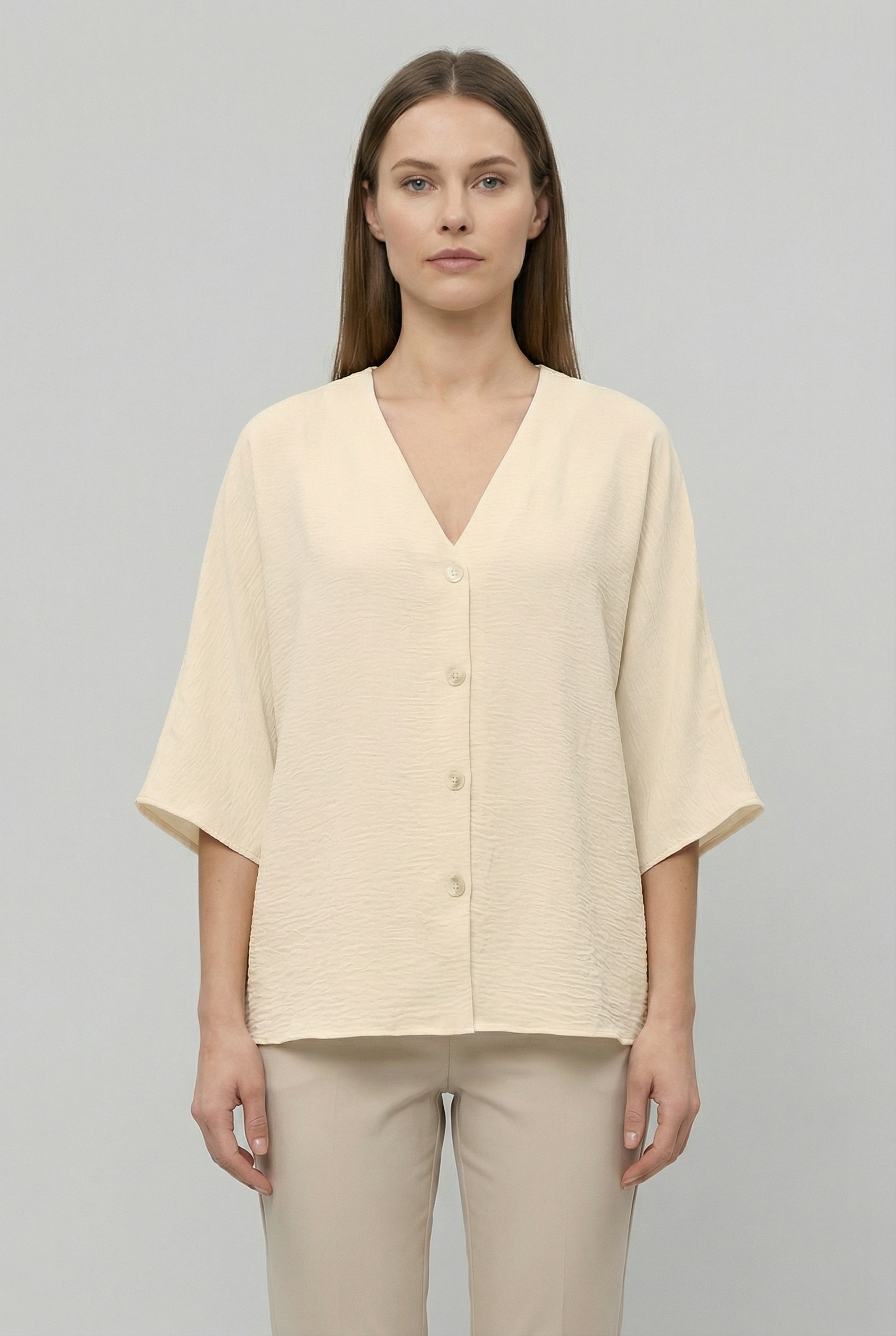 Women's  Soft Fabric Loose Fit Casual Blouse