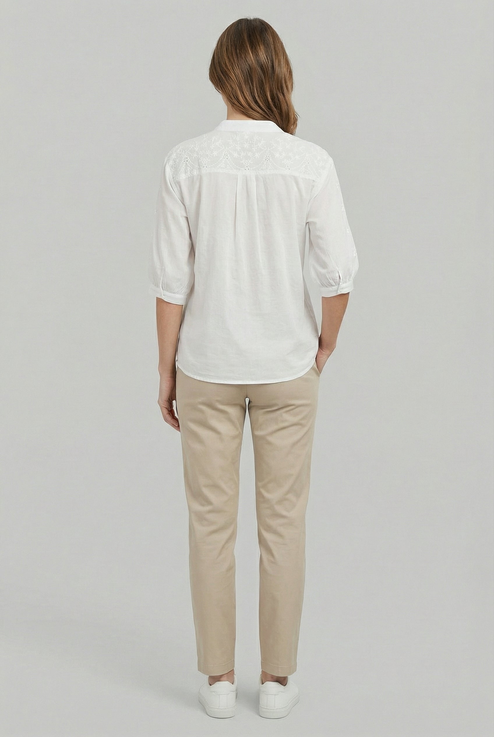 Women's Lightweight Fabric Blouse - Casual Fit