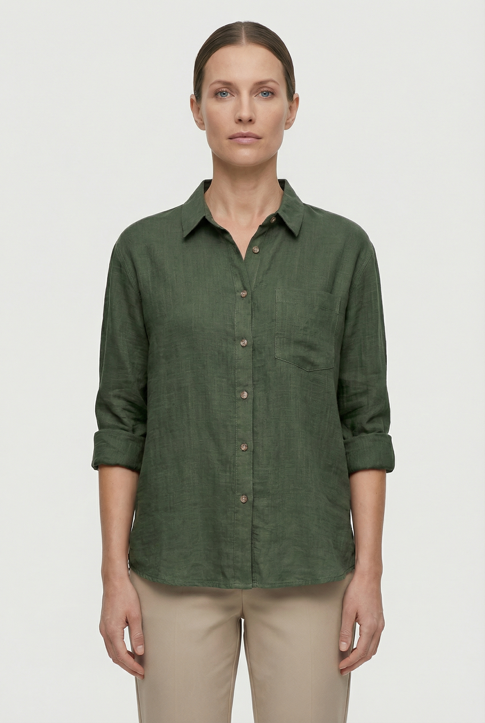 Women's Cotton Loose Fit Casual Shirt – Relaxed Style