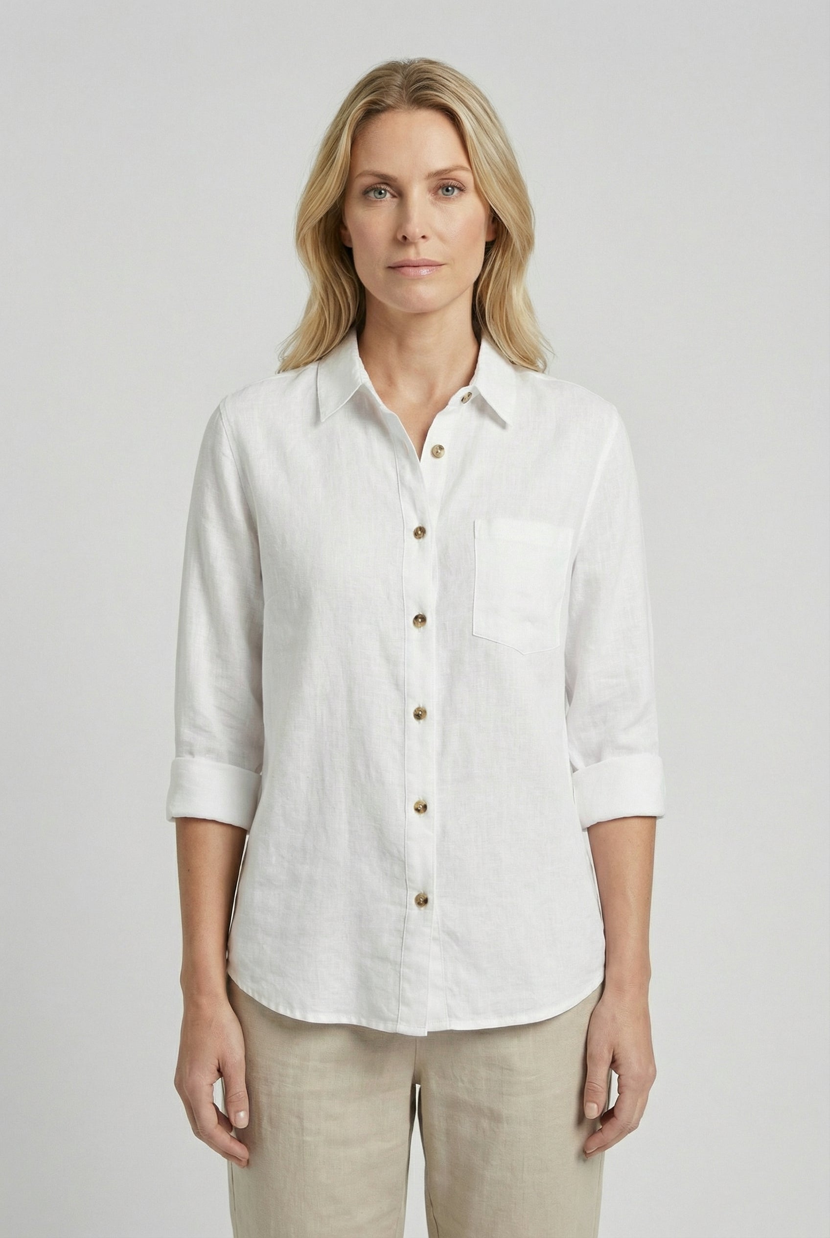 Women's Cotton Loose Fit Casual Shirt – Relaxed Style