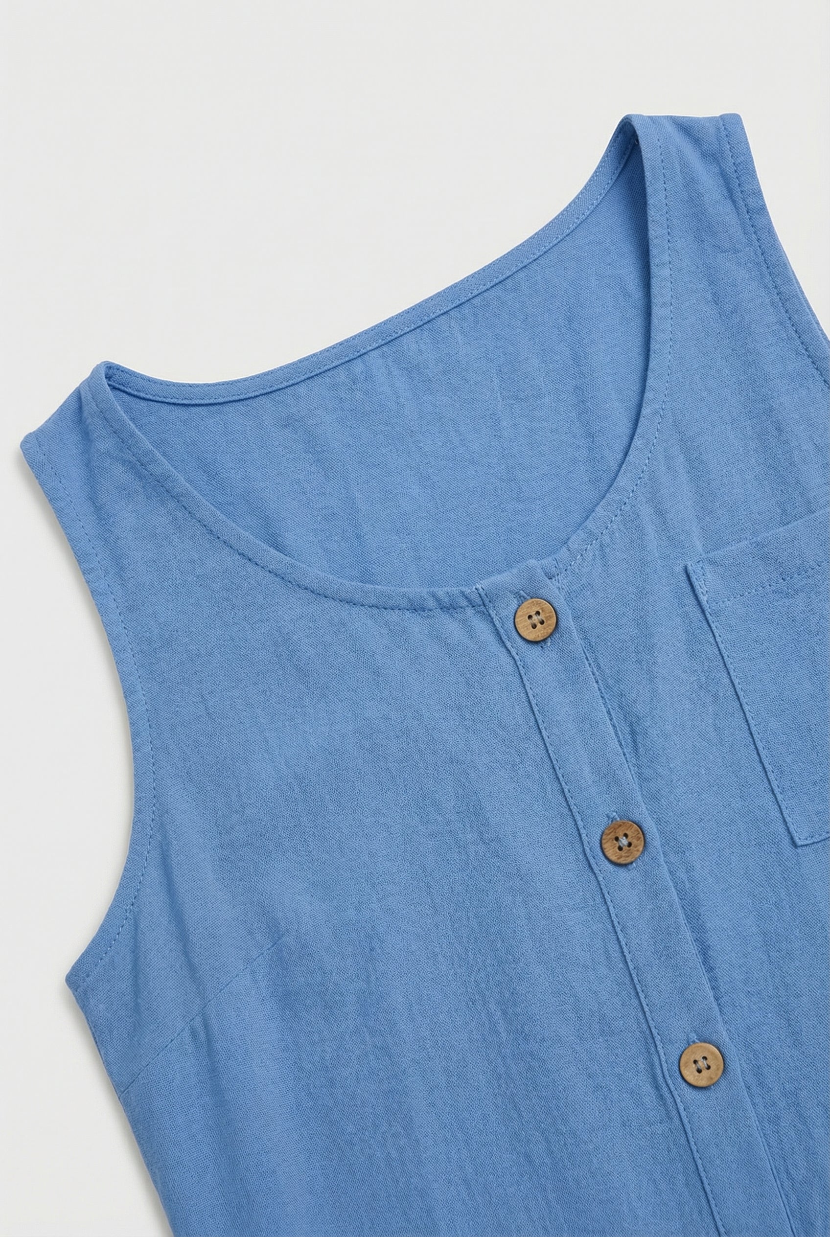 Women's  Soft Breathable Fabric Tank Top - Casual Loose Fit