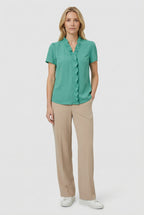 Women's casual blouse in alternate colour, front view