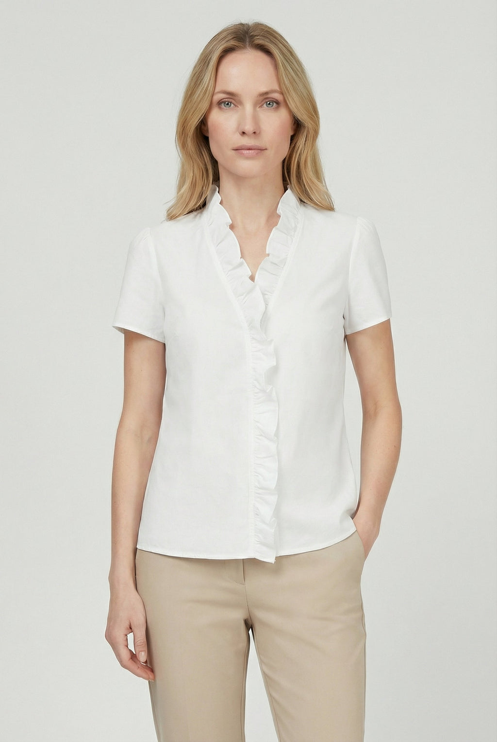 Women's Lightweight Fabric Blouse - Casual Fit