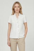 Women's lightweight casual blouse in relaxed fit, front view