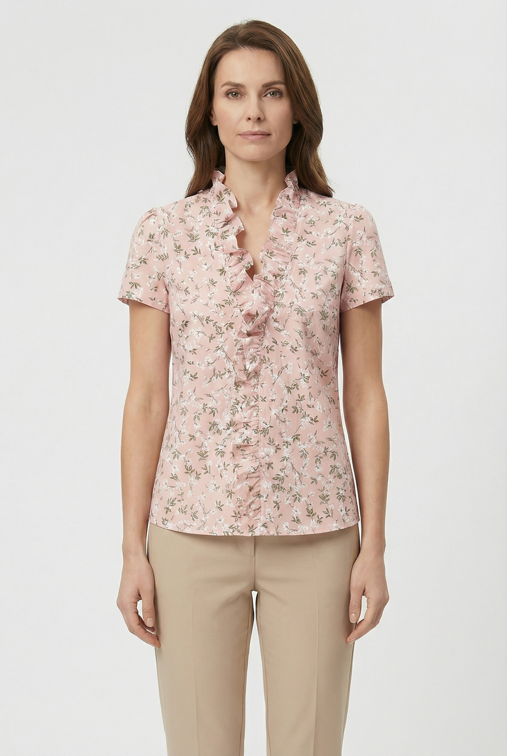 Women's Lightweight Fabric Blouse - Casual Fit