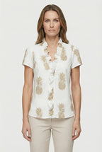 Women's Lightweight Fabric Blouse – Casual Everyday Fit