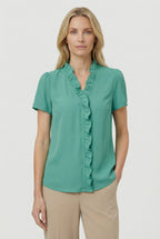 Women's lightweight blouse, back view