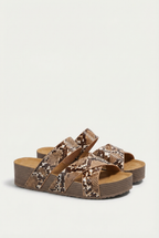 Women's casual sandals, back view