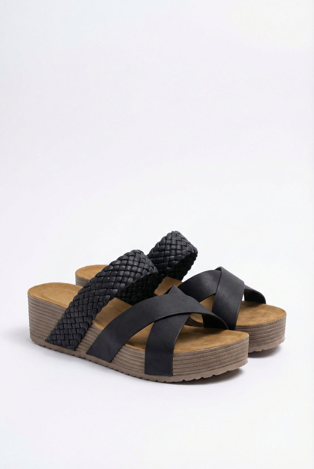 Women's everyday sandals in alternate colour, front view