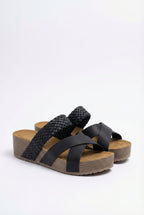 Women's everyday sandals in alternate colour, front view