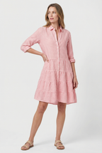 Striped A-Line Summer Mini Dress – Casual Everyday Dress