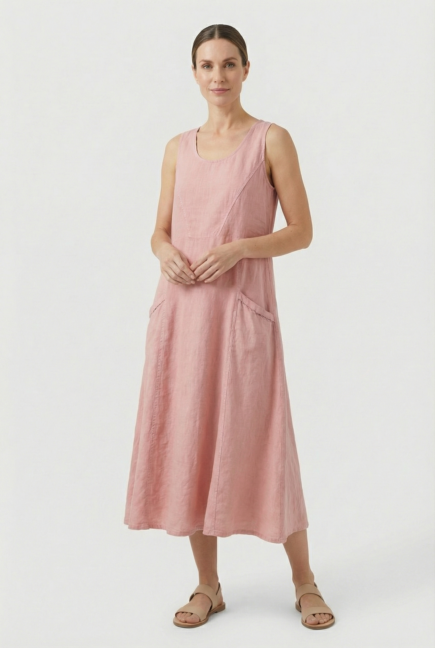 Women's Summer Lightweight Casual Midi Dress