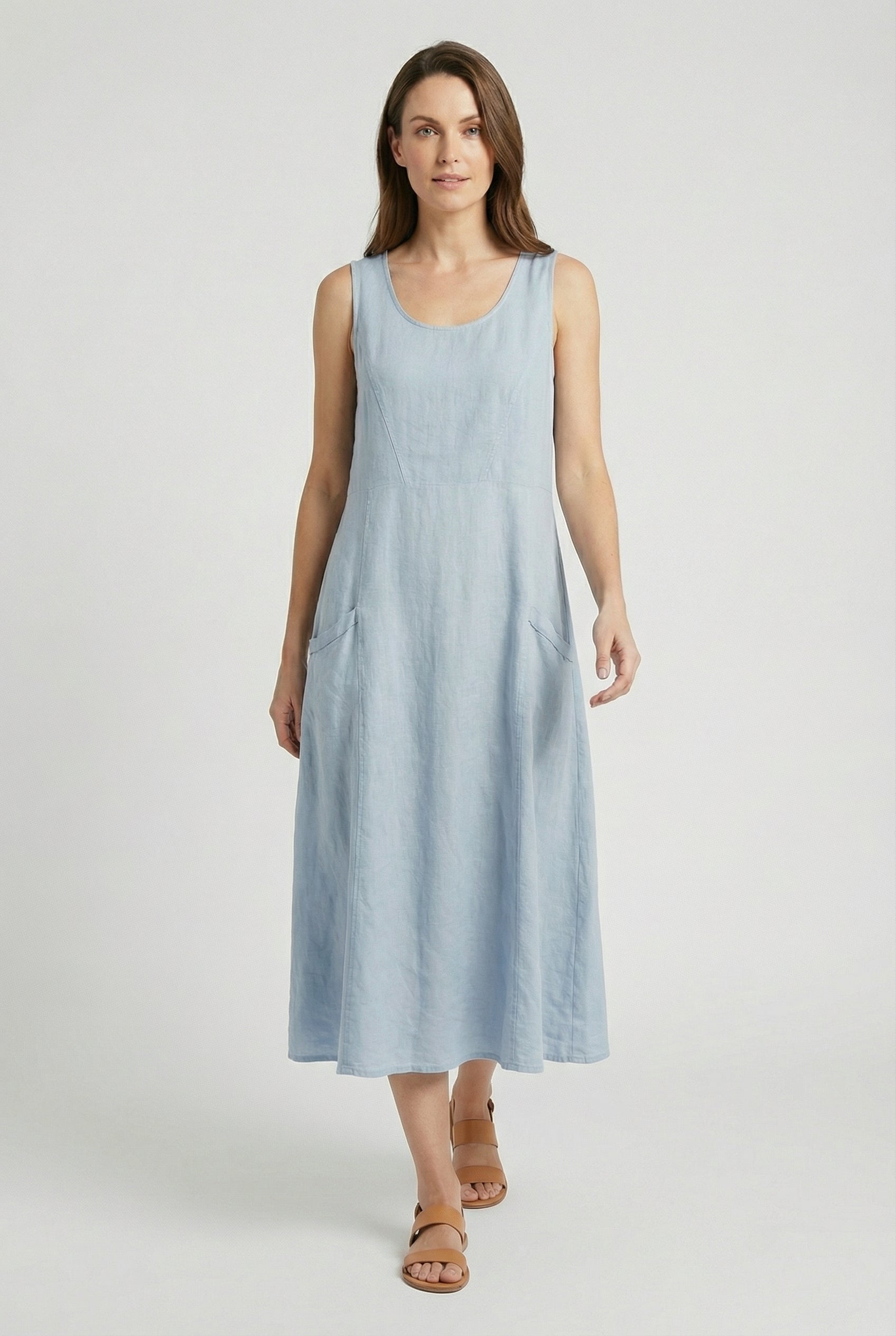 Women's Summer Lightweight Casual Midi Dress