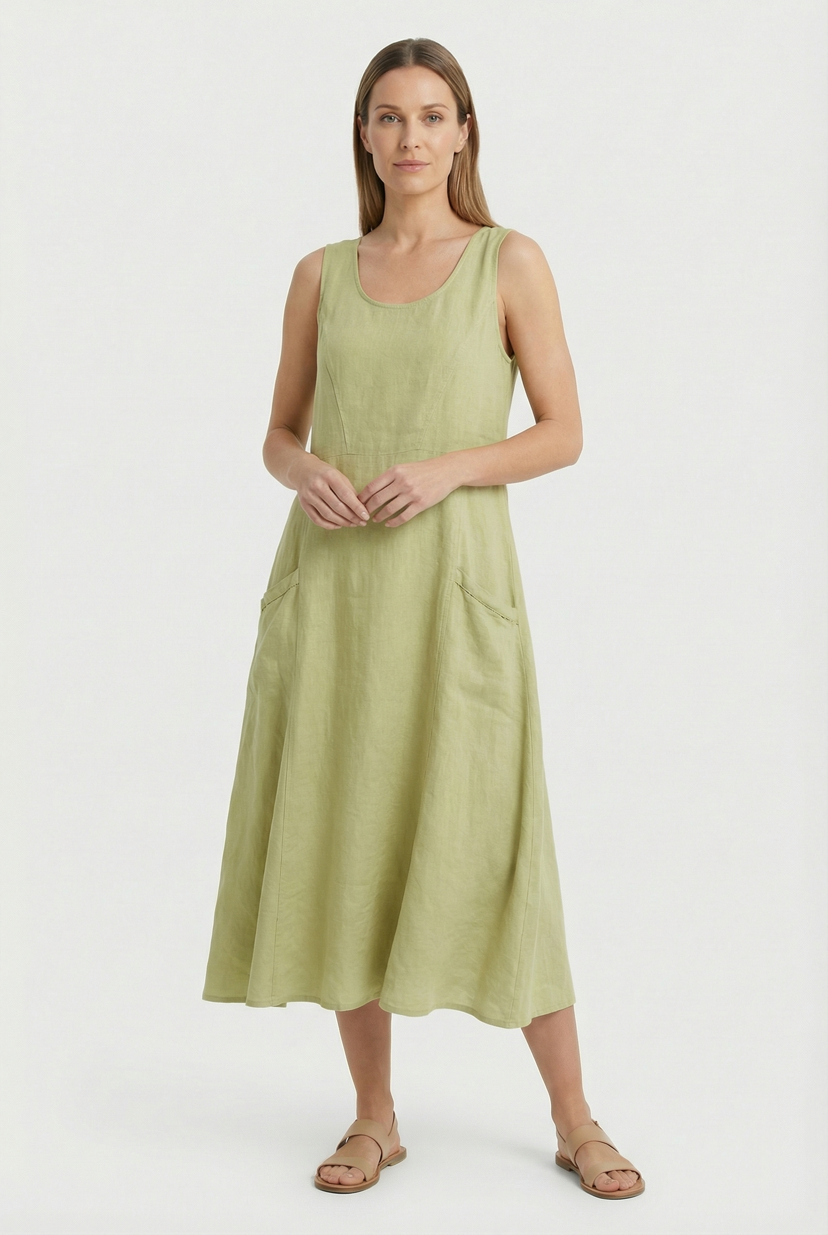 Women's Summer Lightweight Casual Midi Dress